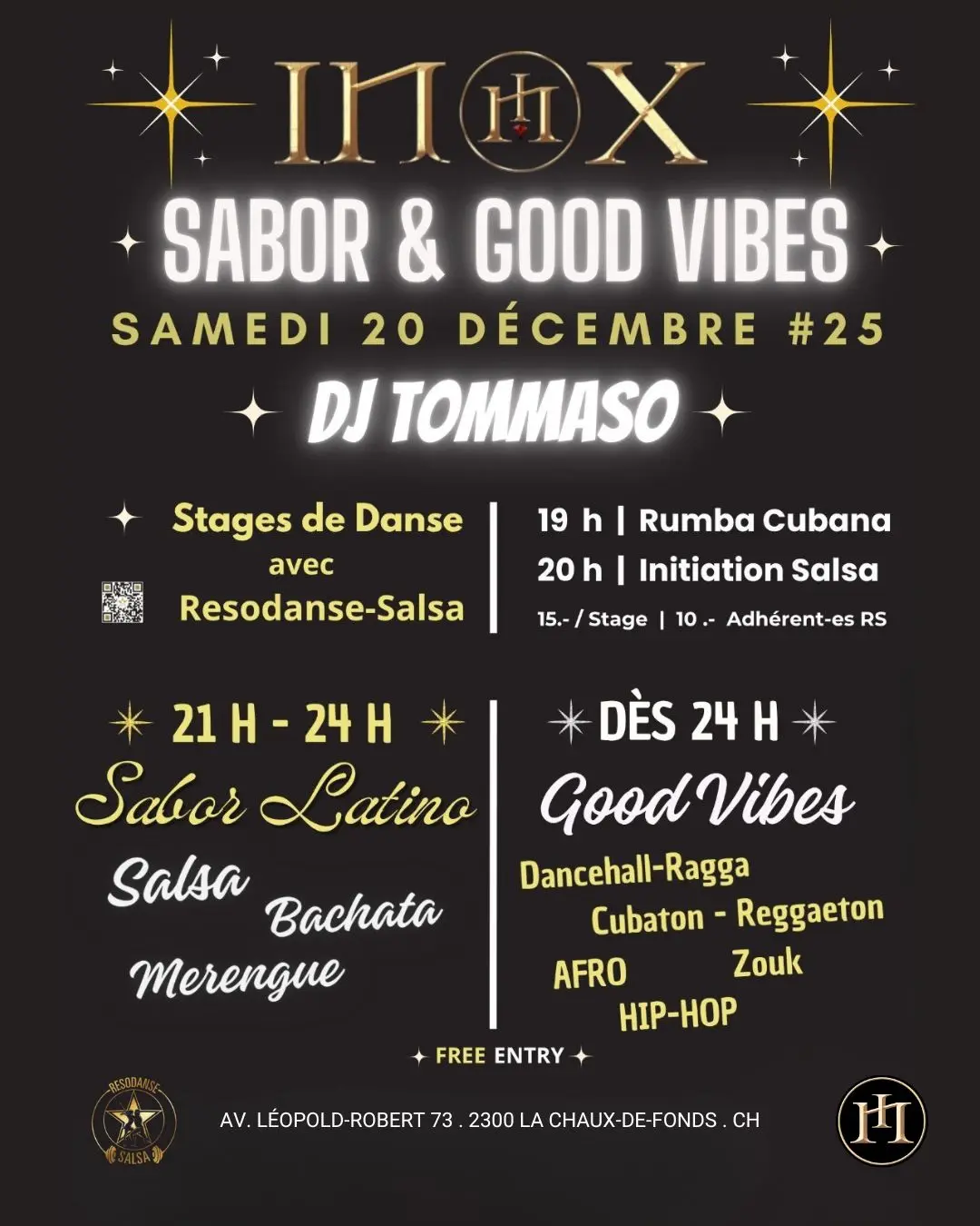20 12 25 SOIREE SABOR good vibes